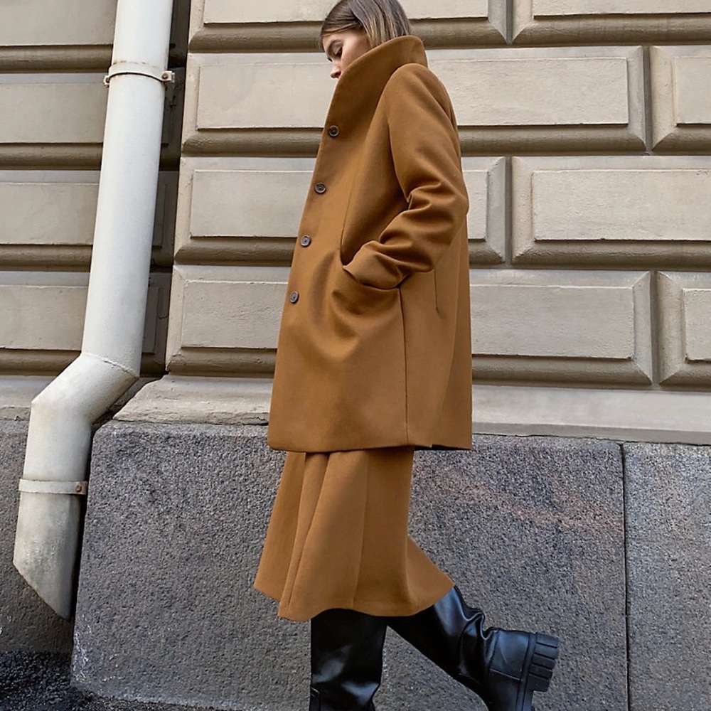 Aritzia Wilfred cocoon coat